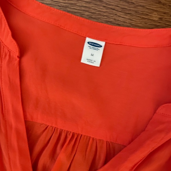 Old Navy Orange Blouse - Picture 2 of 6